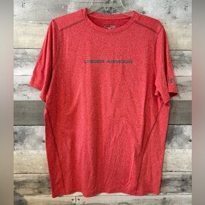 Under Armour Men's Heathered Red Tee